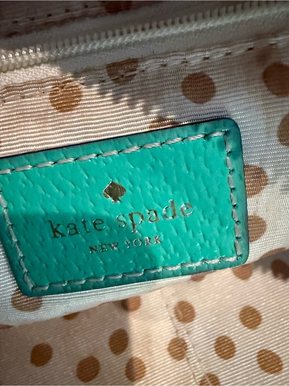 kate spade Turquoise Leather Wristlet Clutch - Picture 4 of 4